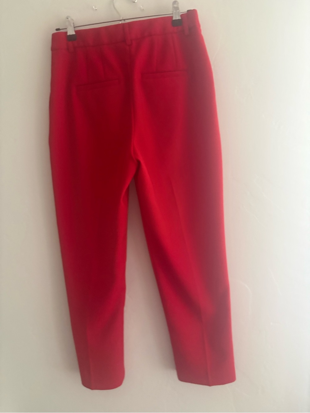 Express Red Editor Straight Ankle Pants - Picture 4 of 11